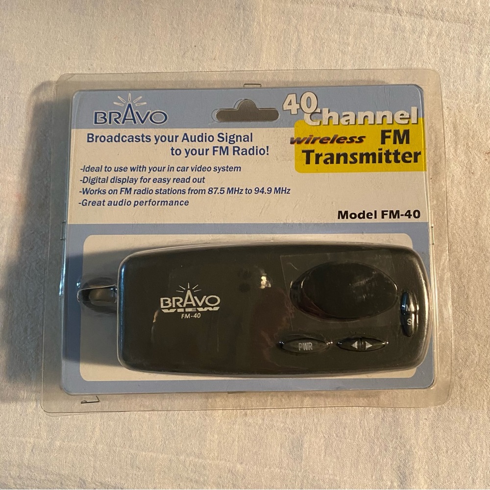 Bravo 40 Channel Wireless FM Transmitter Model FM-40